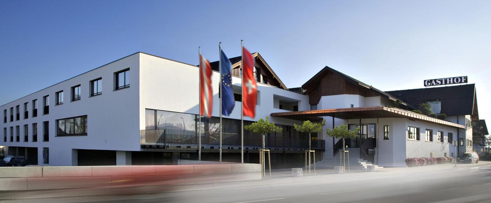 Hotel Gasthof Kroenele Lustenau Buitenkant foto