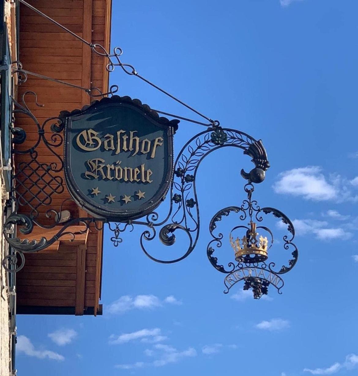 Hotel Gasthof Kroenele Lustenau Buitenkant foto